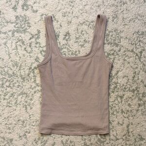 Fabletics Ribbed Tank Top - Beige